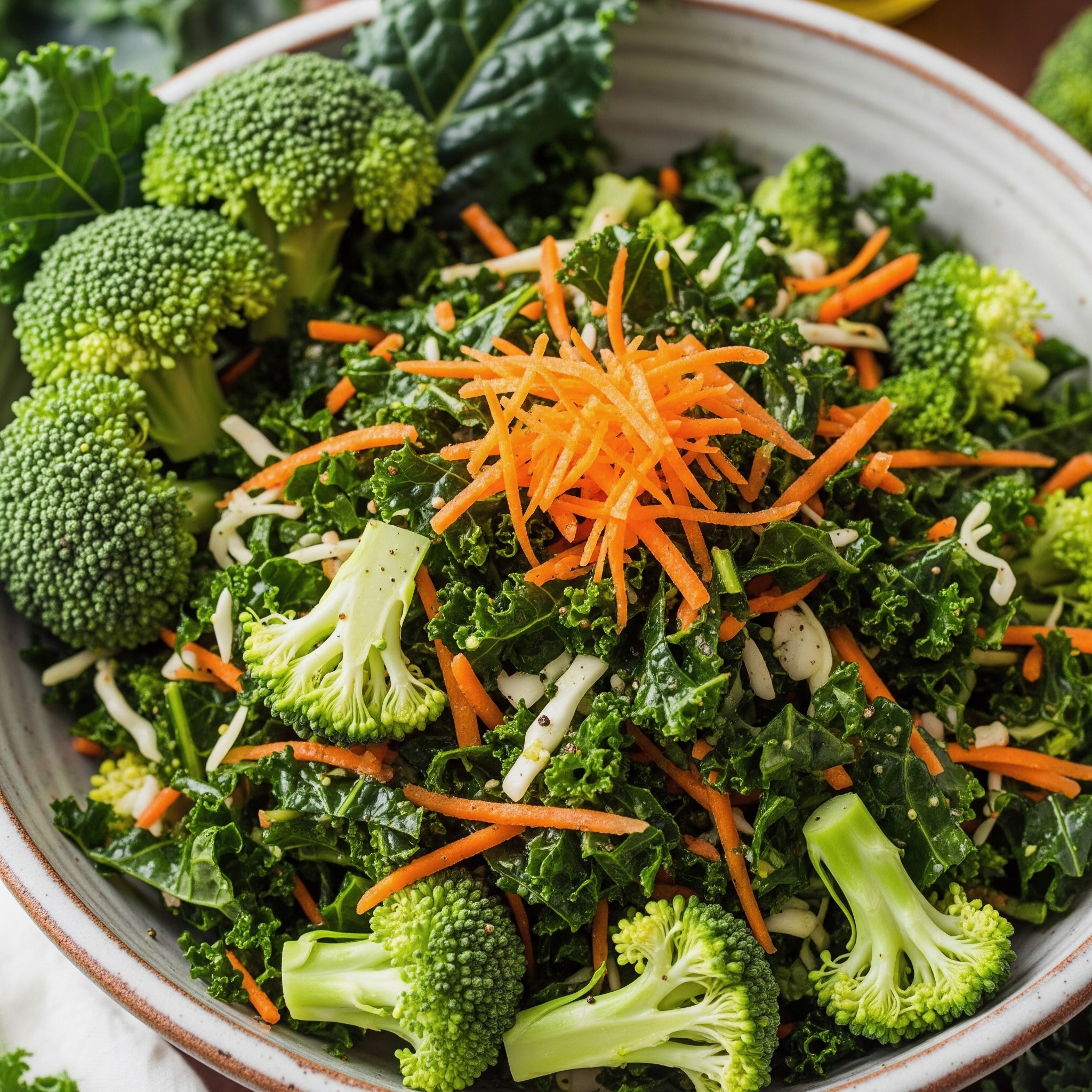 Bloat-Busting Broccoli & Kale Slaw