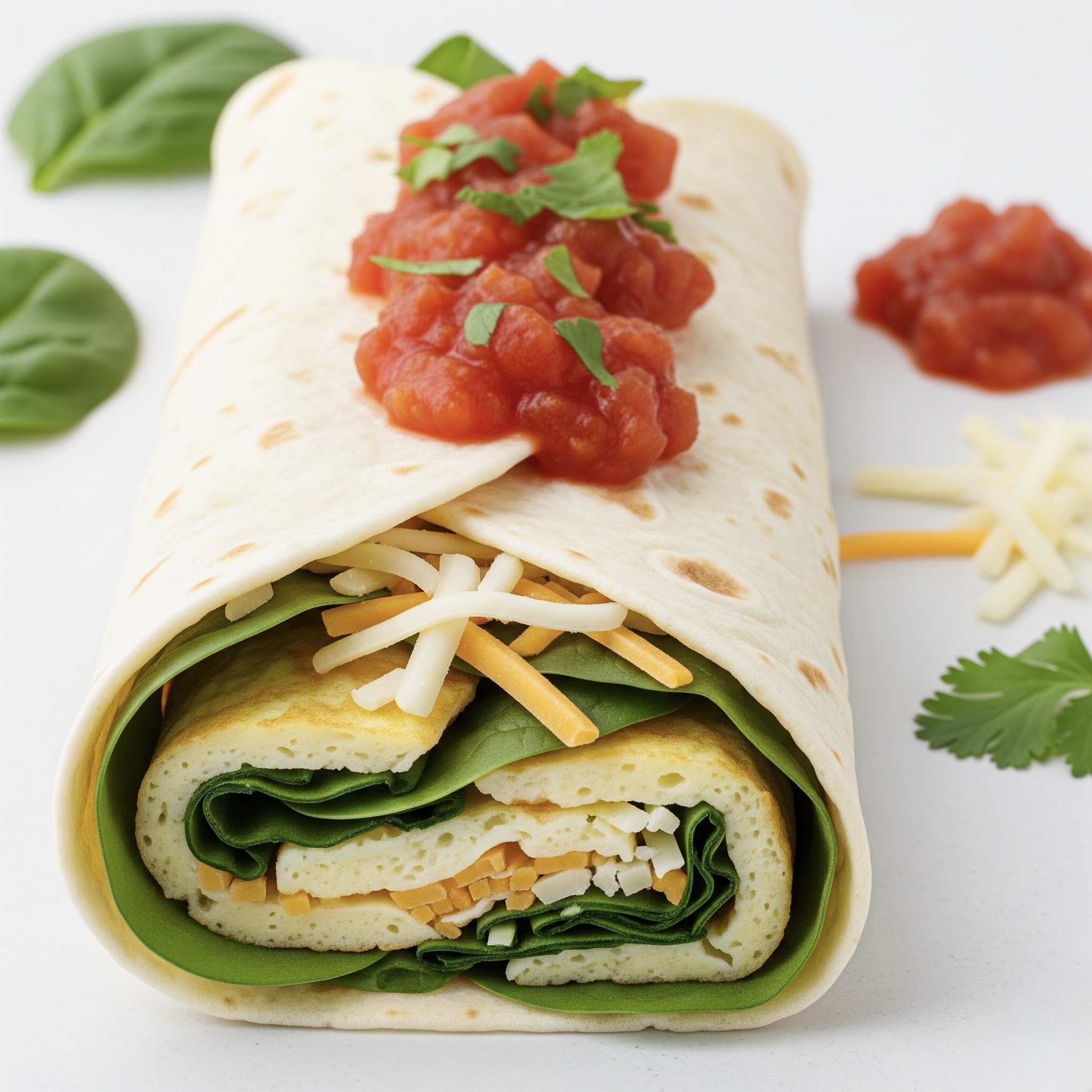 Breakfast Omelet Wrap