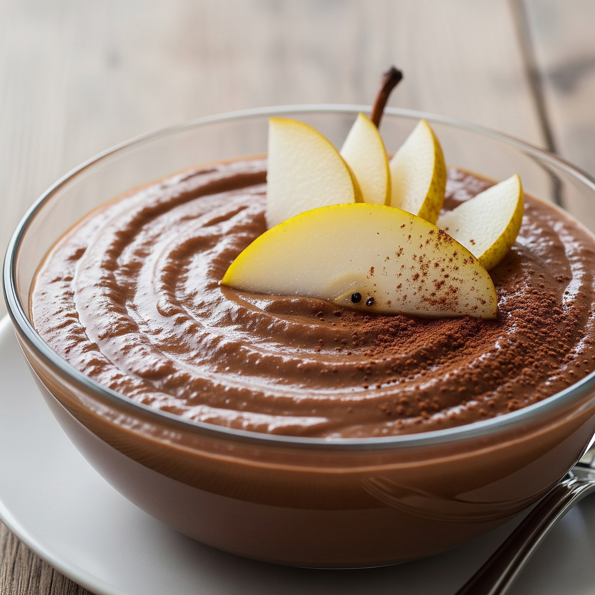 Chocolate Pear Pudding