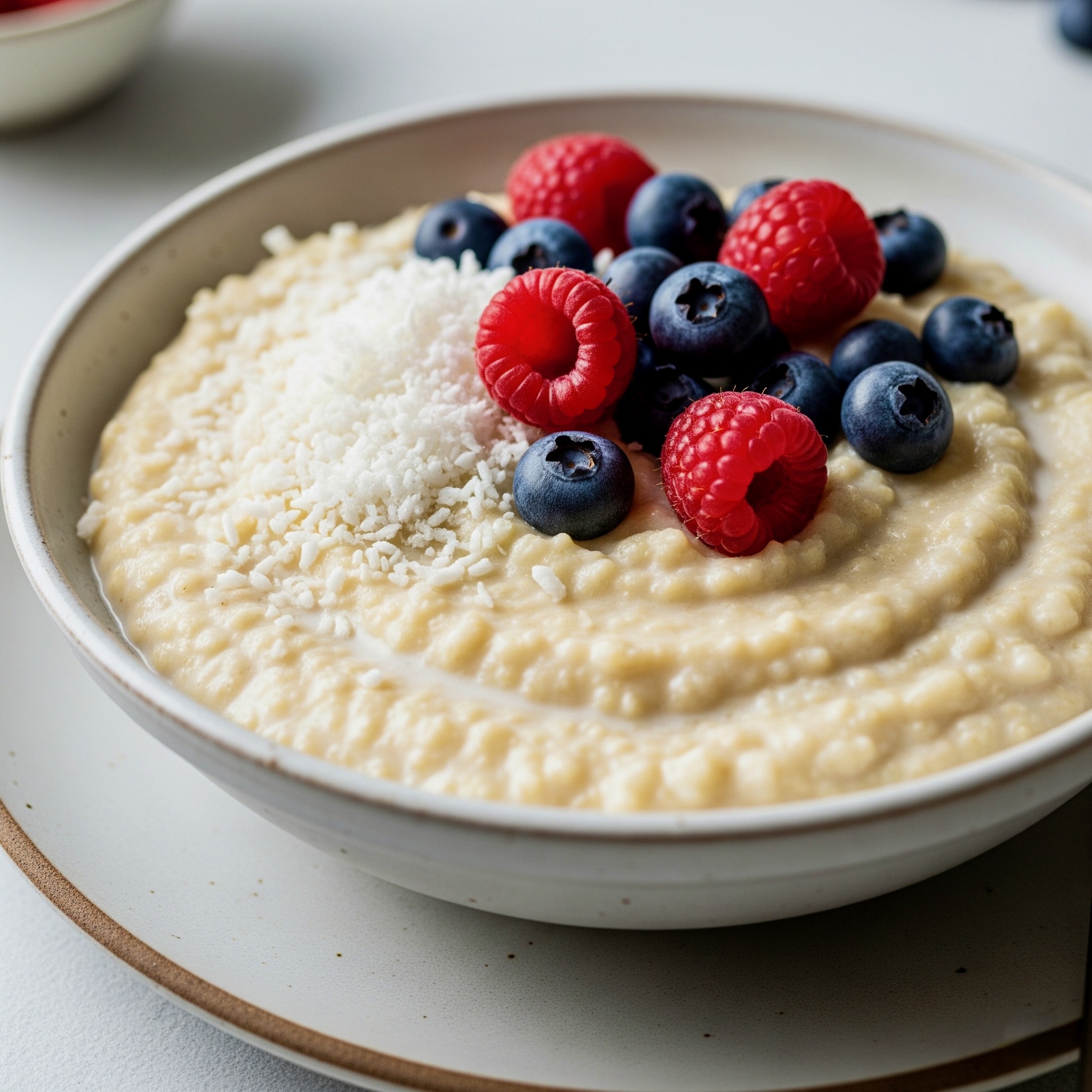 Coconut Semolina Porridge
