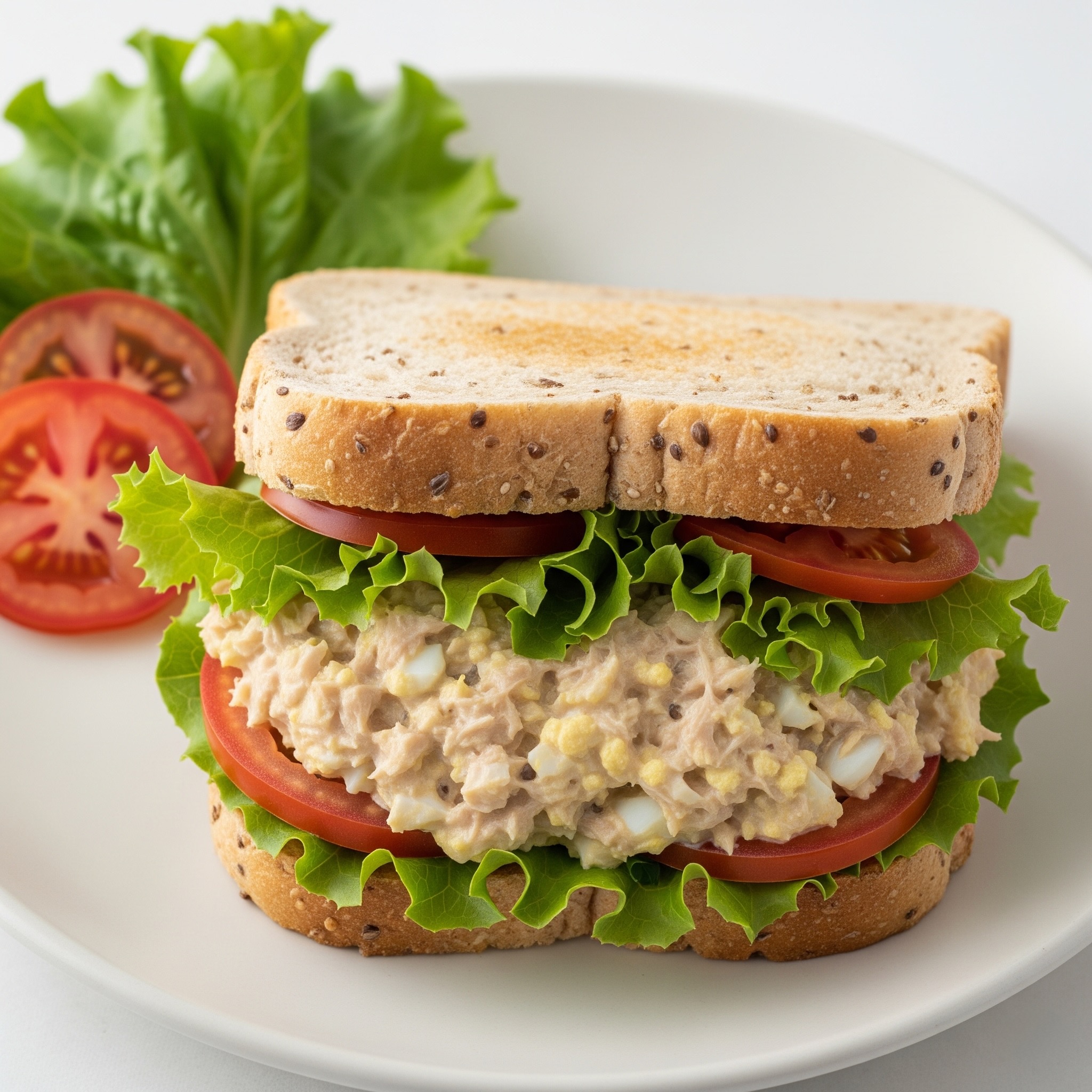 Egg Tomato Tuna Sandwich