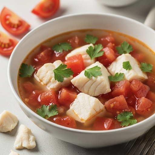 생선 토마토 수프