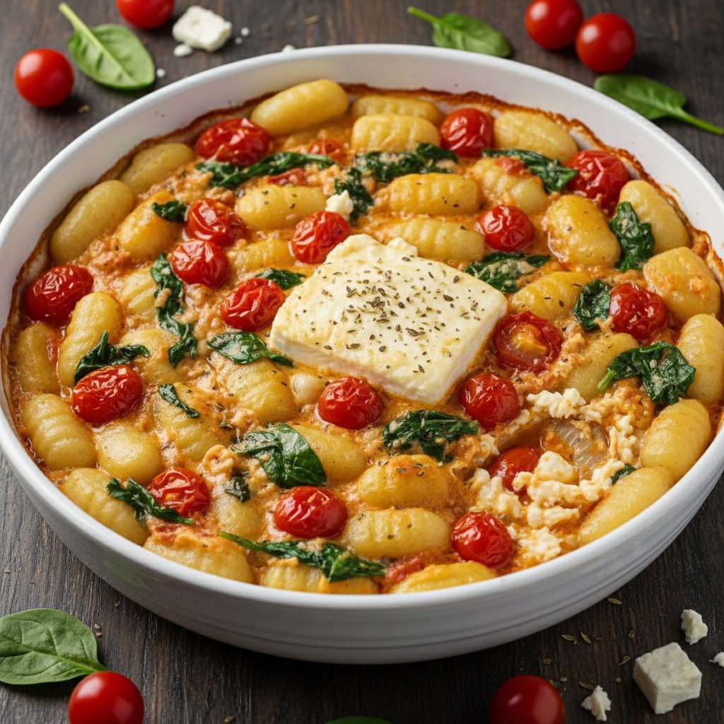 Gnocchi mit Ofen-Feta