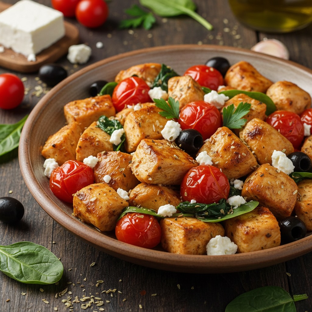 Griechisches Tomaten-Hähnchen