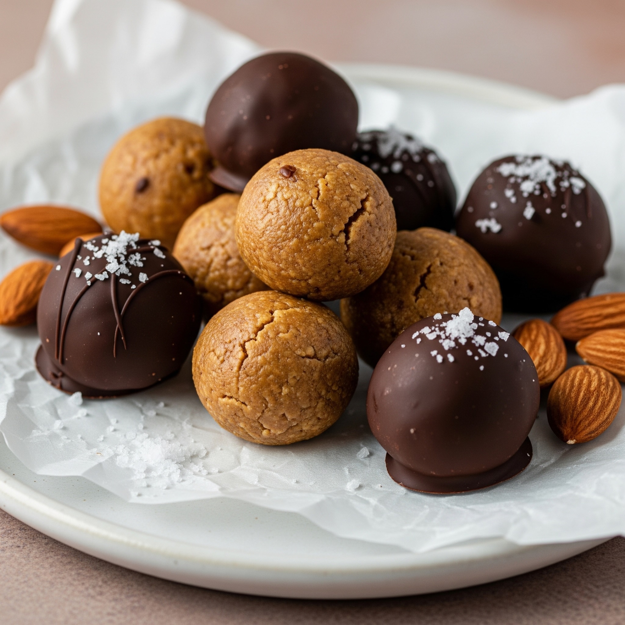 High-Protein Frozen Peanut Butter Bites