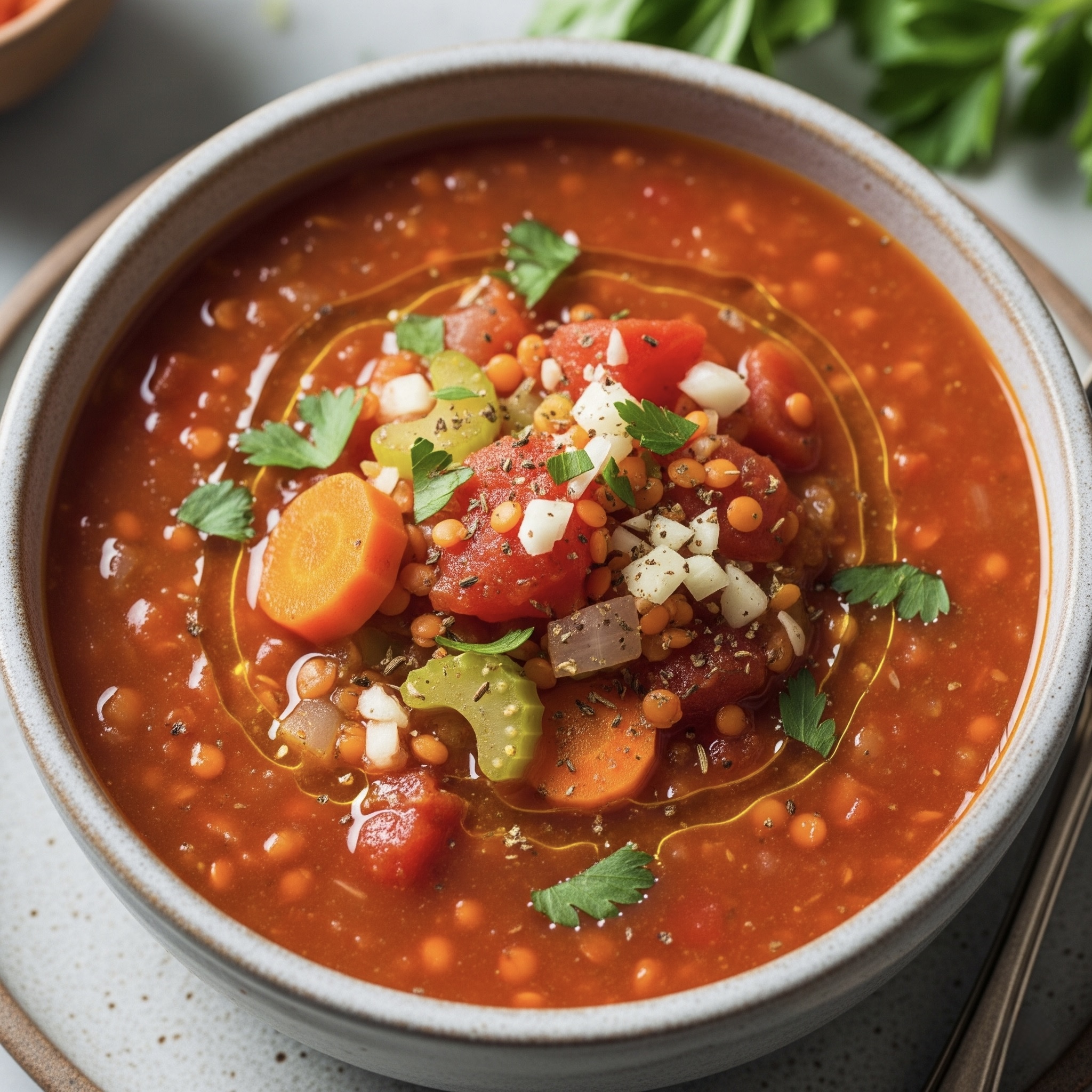 Linsensuppe