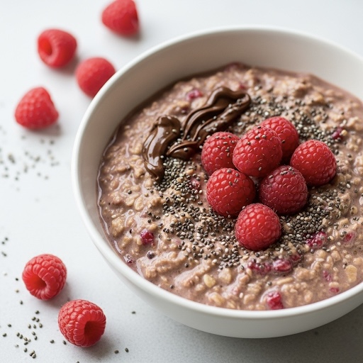 Raspberry Chocolate Oats